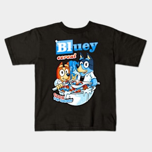 bluey eating Kids T-Shirt